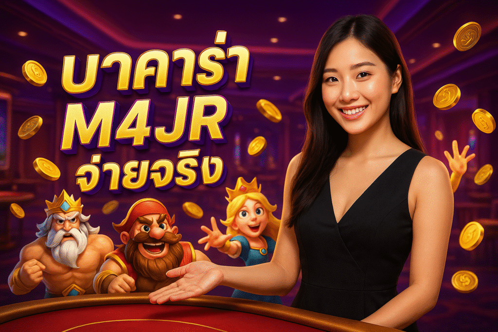 บาคาร่า M4JR จ่ายจริง