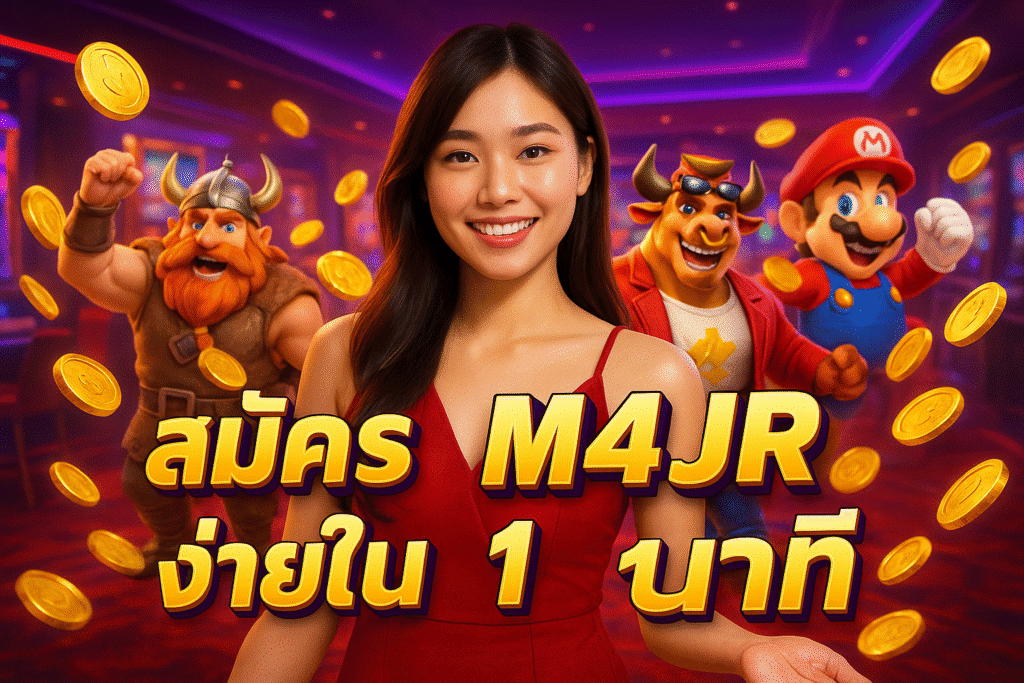 สมัคร M4JR ง่ายใน 1 นาที